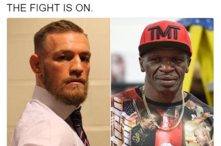 Conor McGregor posta montagem com o pai de Floy Mayweather Jr.