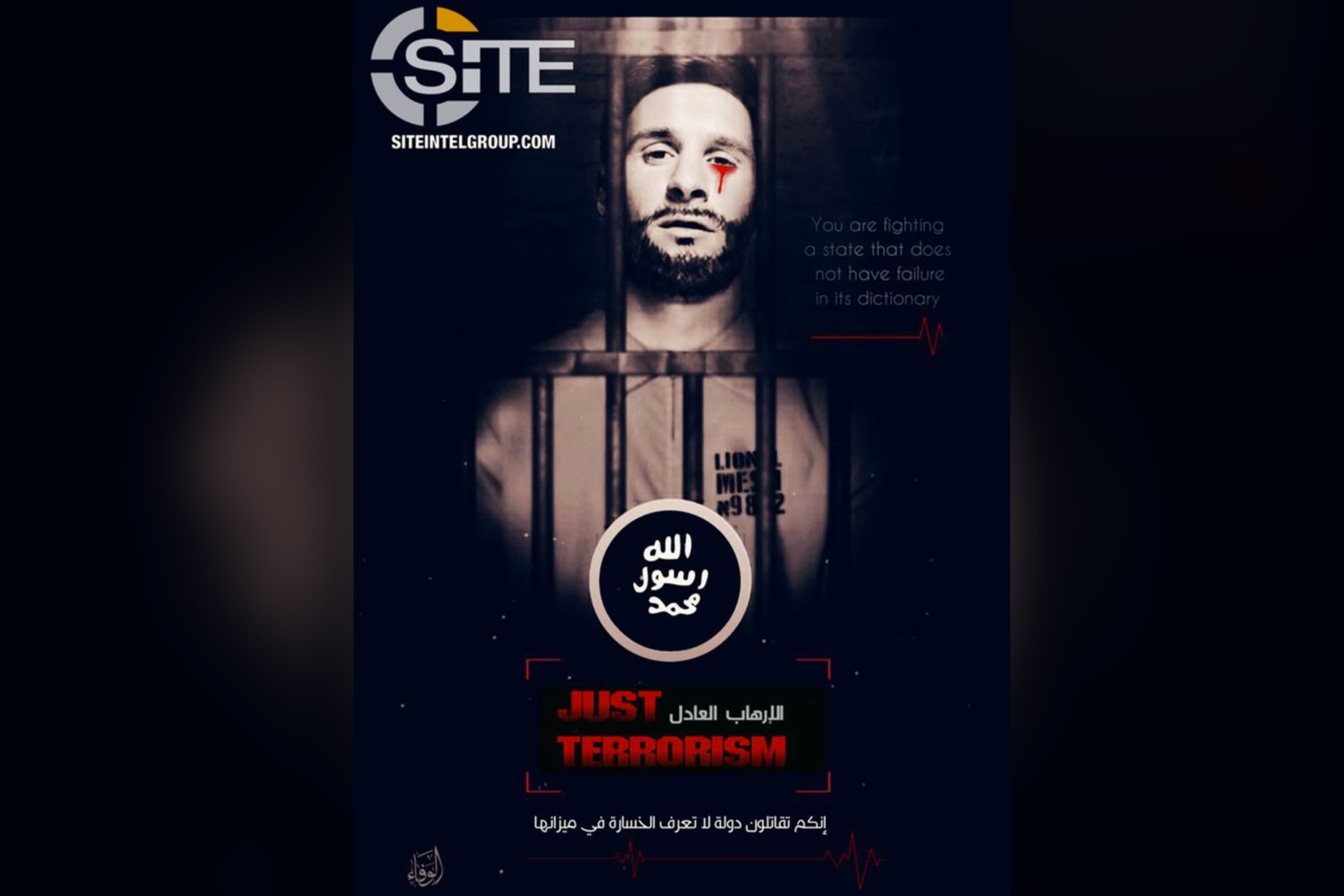 Grupo terrorista usa imagem de Messi