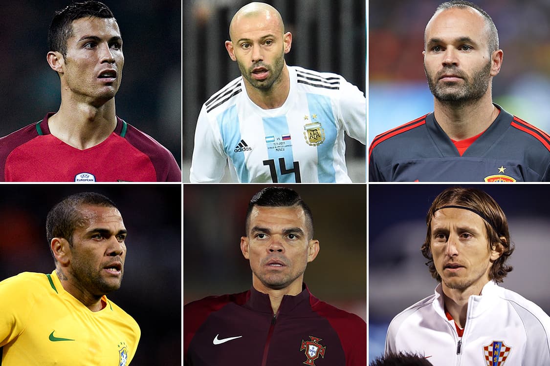 jogadores que farão sua última Copa