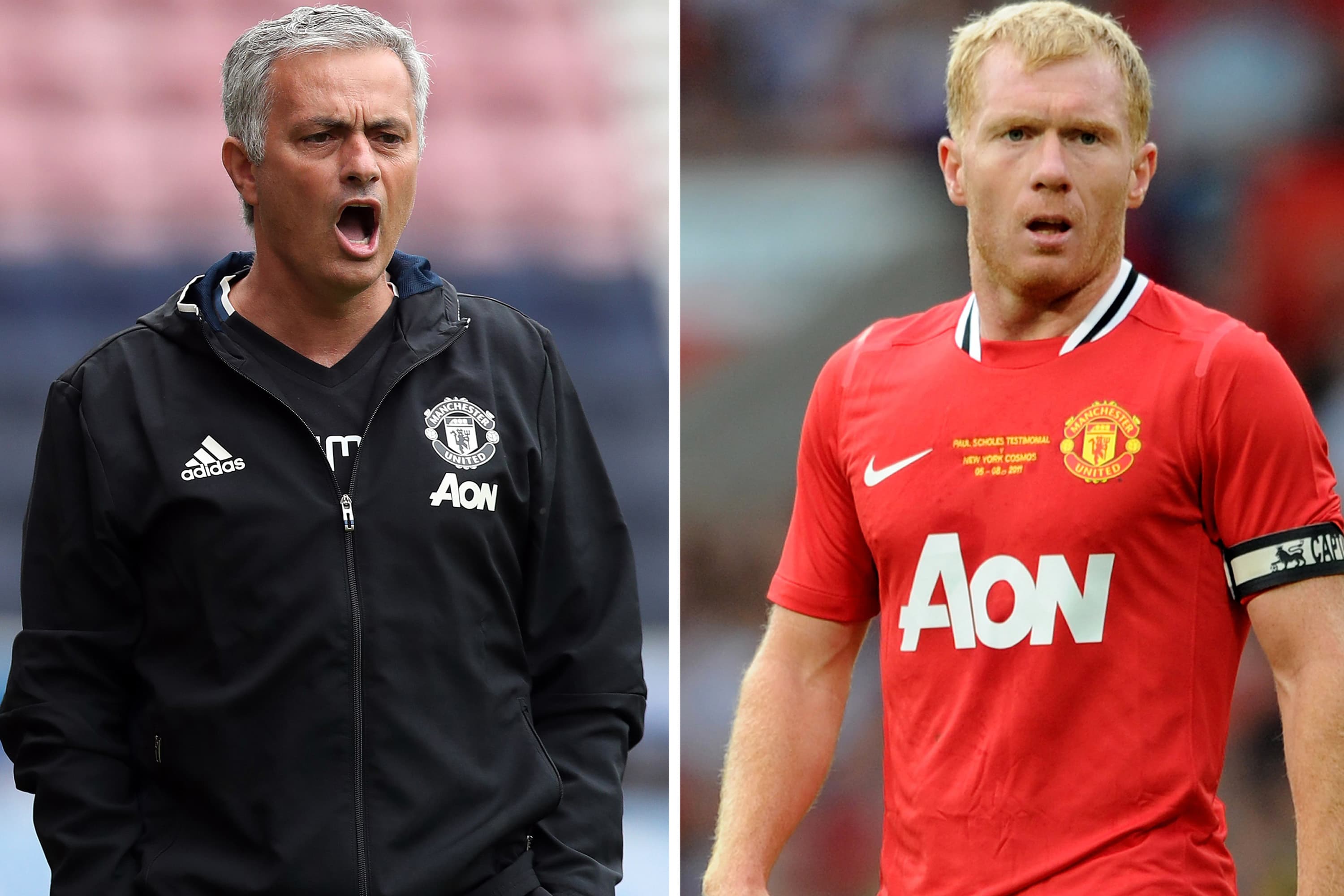 Mourinho e Scholes