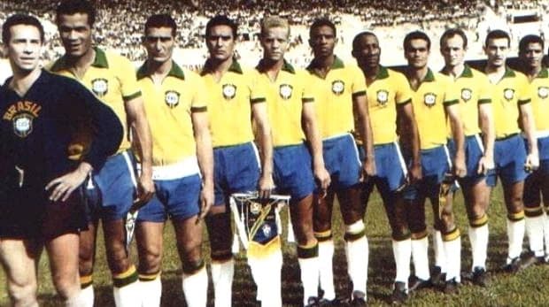 O Palmeiras veste amarelo: 3 a 0 Brasil, em setembro de 1965