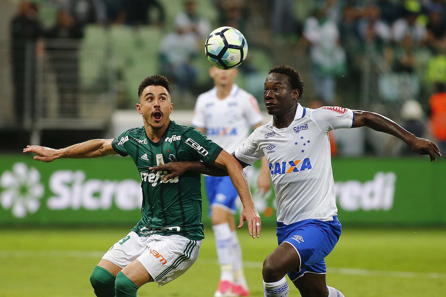 Partida entre Palmeiras SP e Cruzeiro MG, válida pela Copa do Brasil 2017, no estádio Arena Palmeiras em São Paulo, SP – 28/06/2017