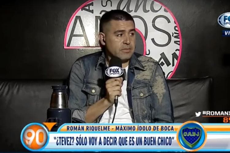 Juan Román Riquelme não quis polemizar ainda mais com ídolos do Boca Juniors