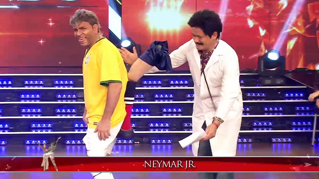 Programa argentino faz chacota com lesão de Neymar
