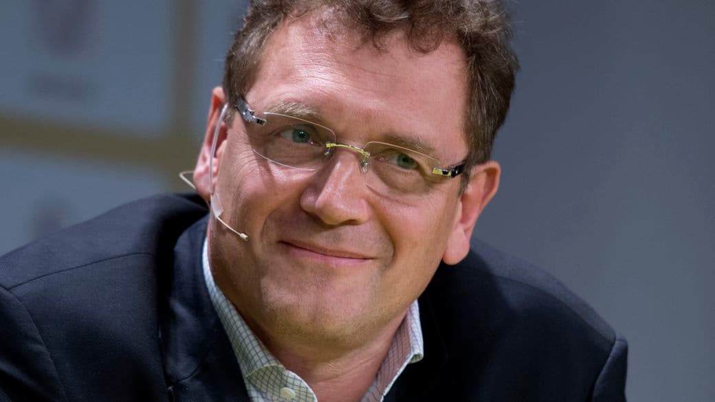 Jérôme Valcke, da Fifa, na Soccerex, no Rio de Janeiro, nesta segunda