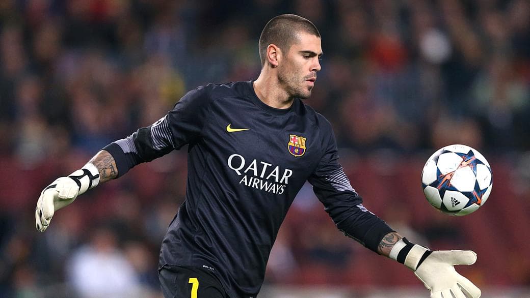 Victor Valdés defendeu a meta do Barcelona por doze anos
