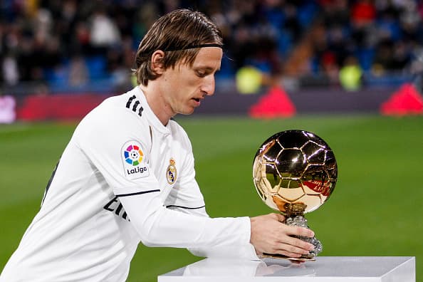Modric venceu a Bola de Ouro de 2018 após vice da Copa do Mundo pela Croacia
