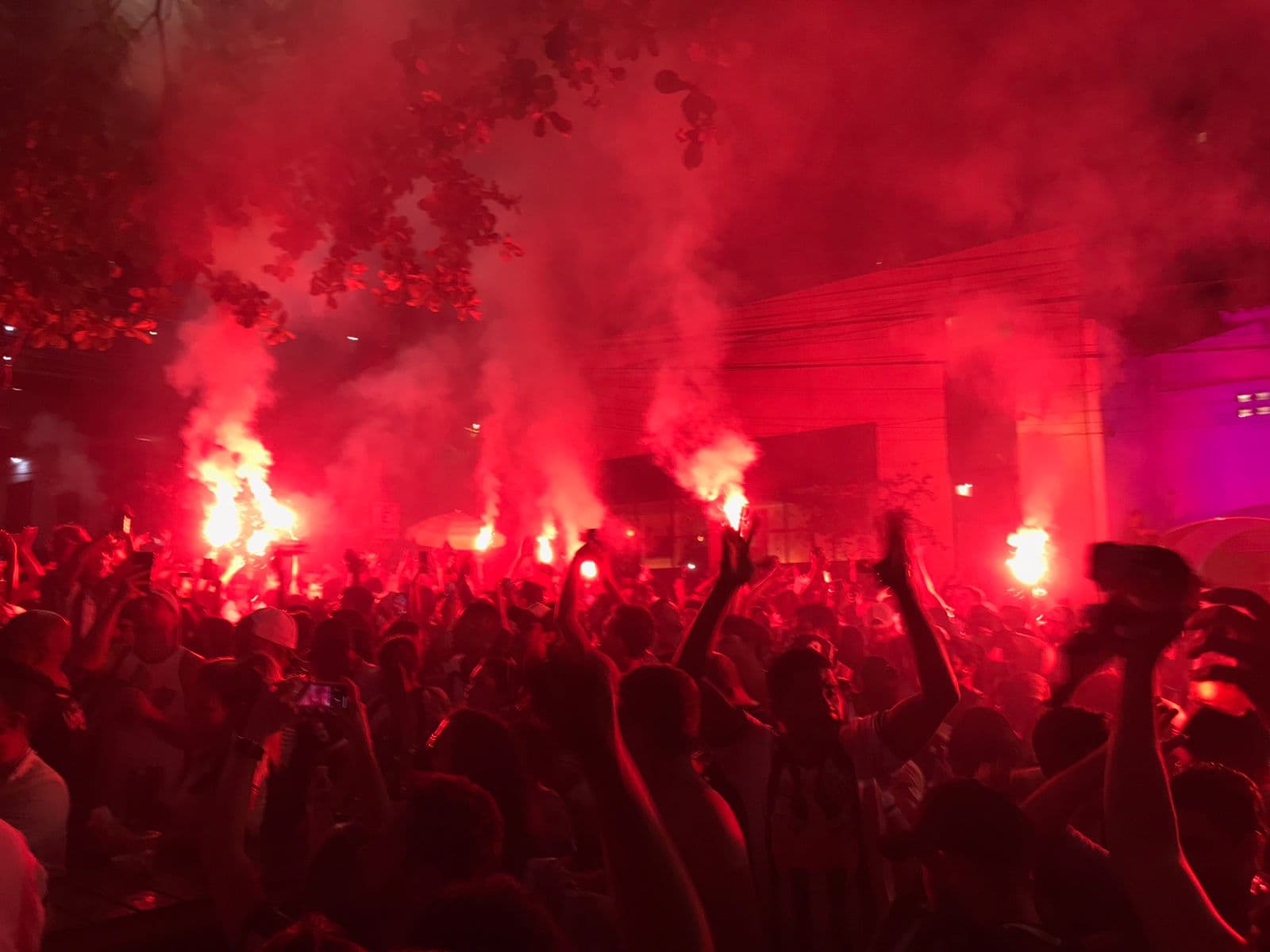 Festa do título do Atlético Mineiro em Belo Horizonte
