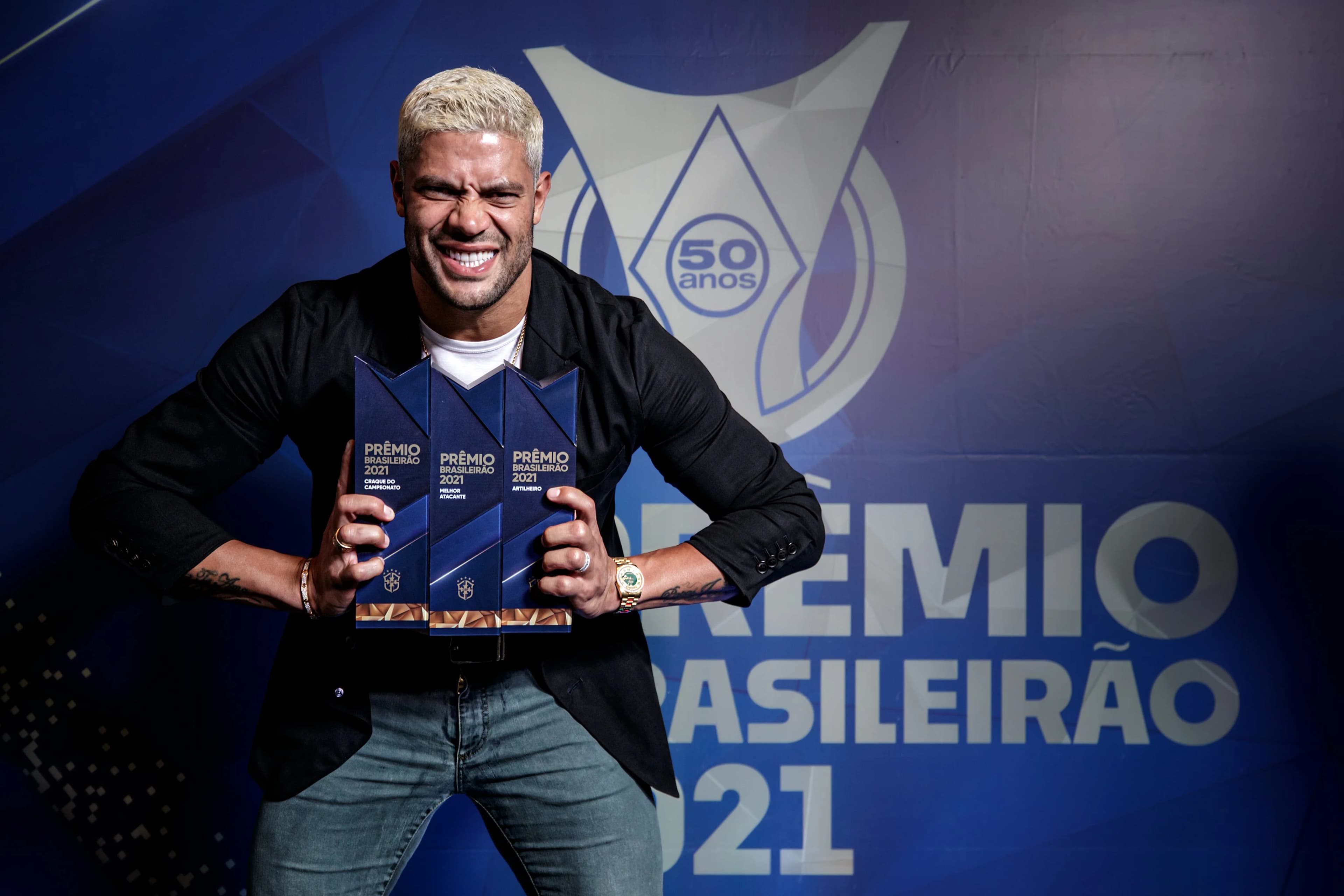 Hulk foi artlheiro, craque e membro da seleção do Brasileirão 2021