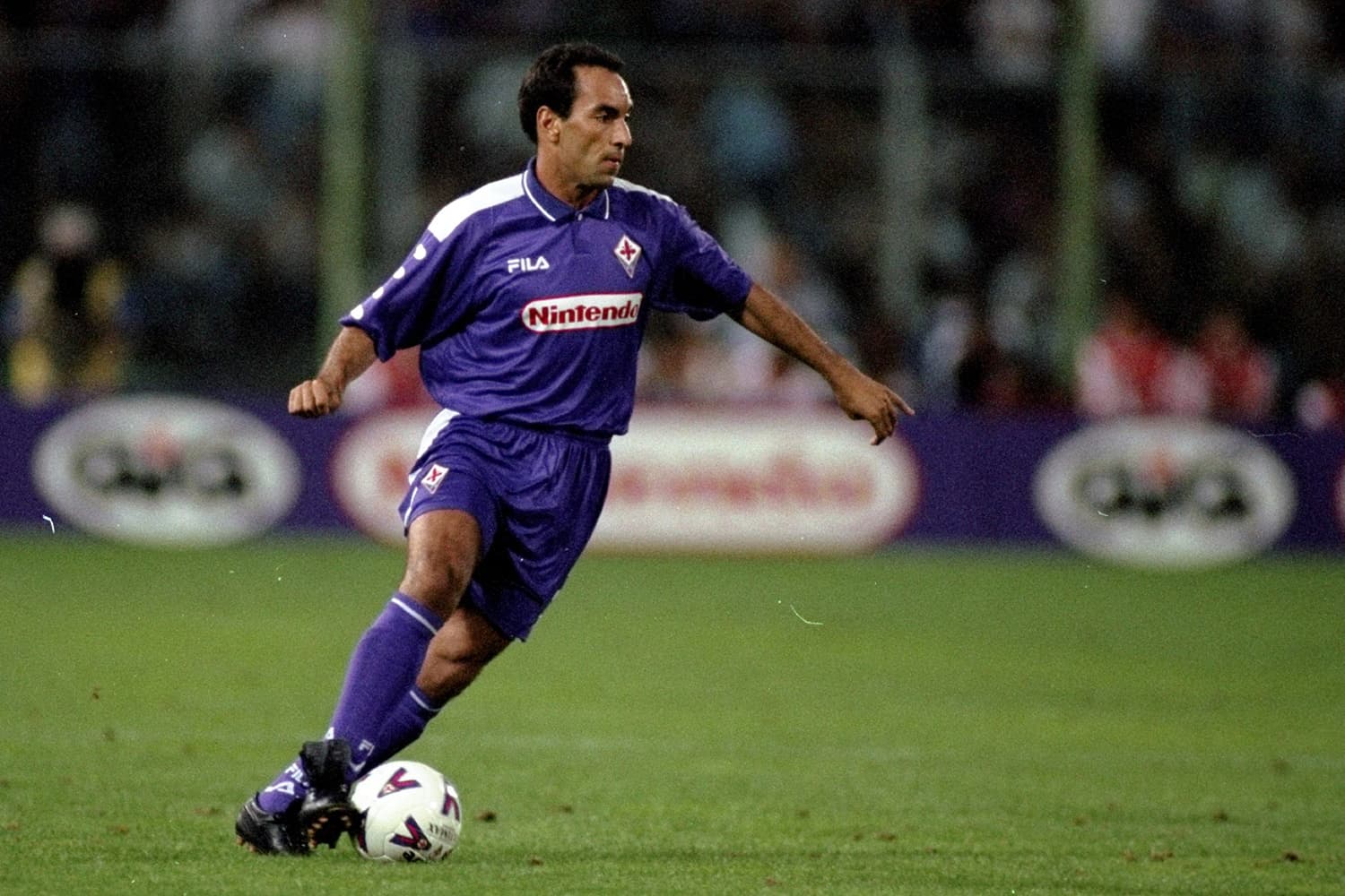 Edmundo em ação pela Fiorentina em 1998 -