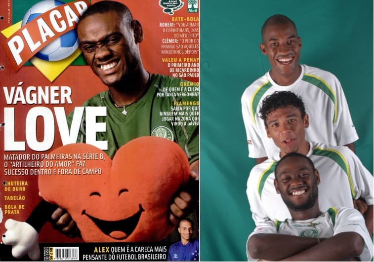 Matérias coom Vagner Love em 2003