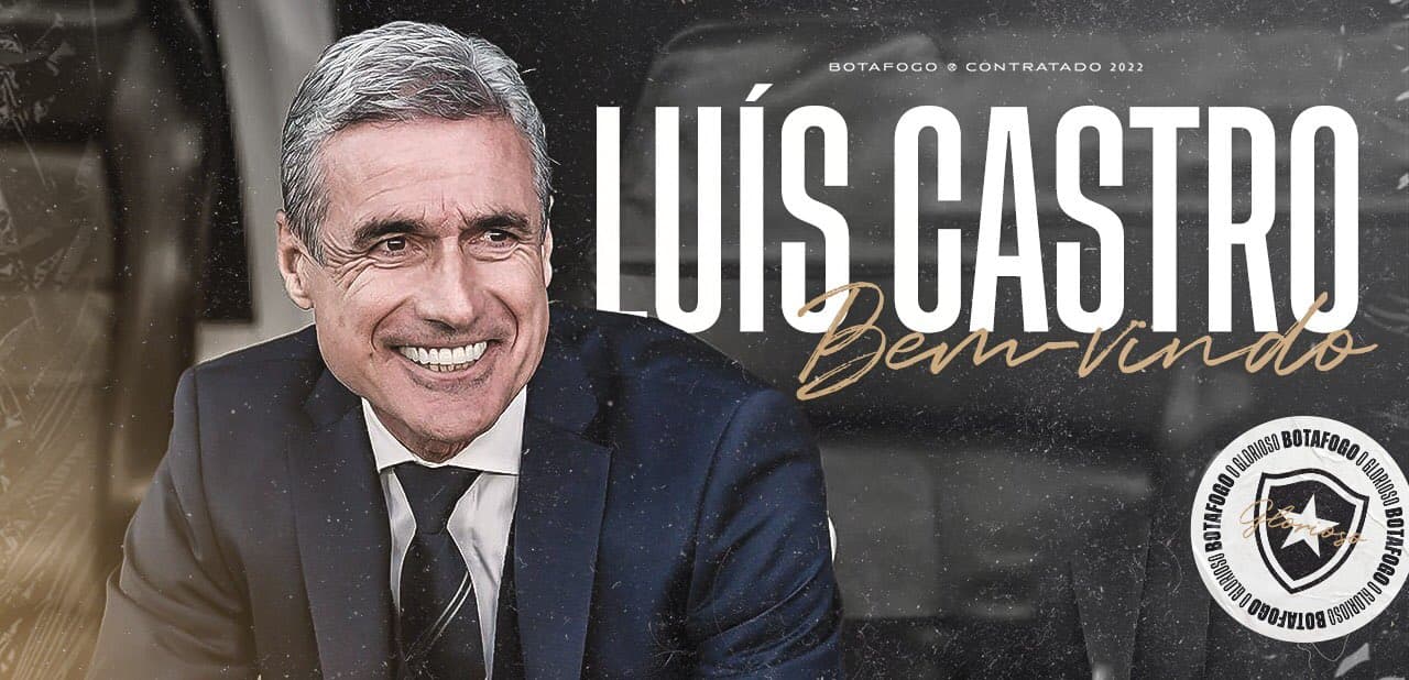 Botafogo anuncia contratação de Luis Castro