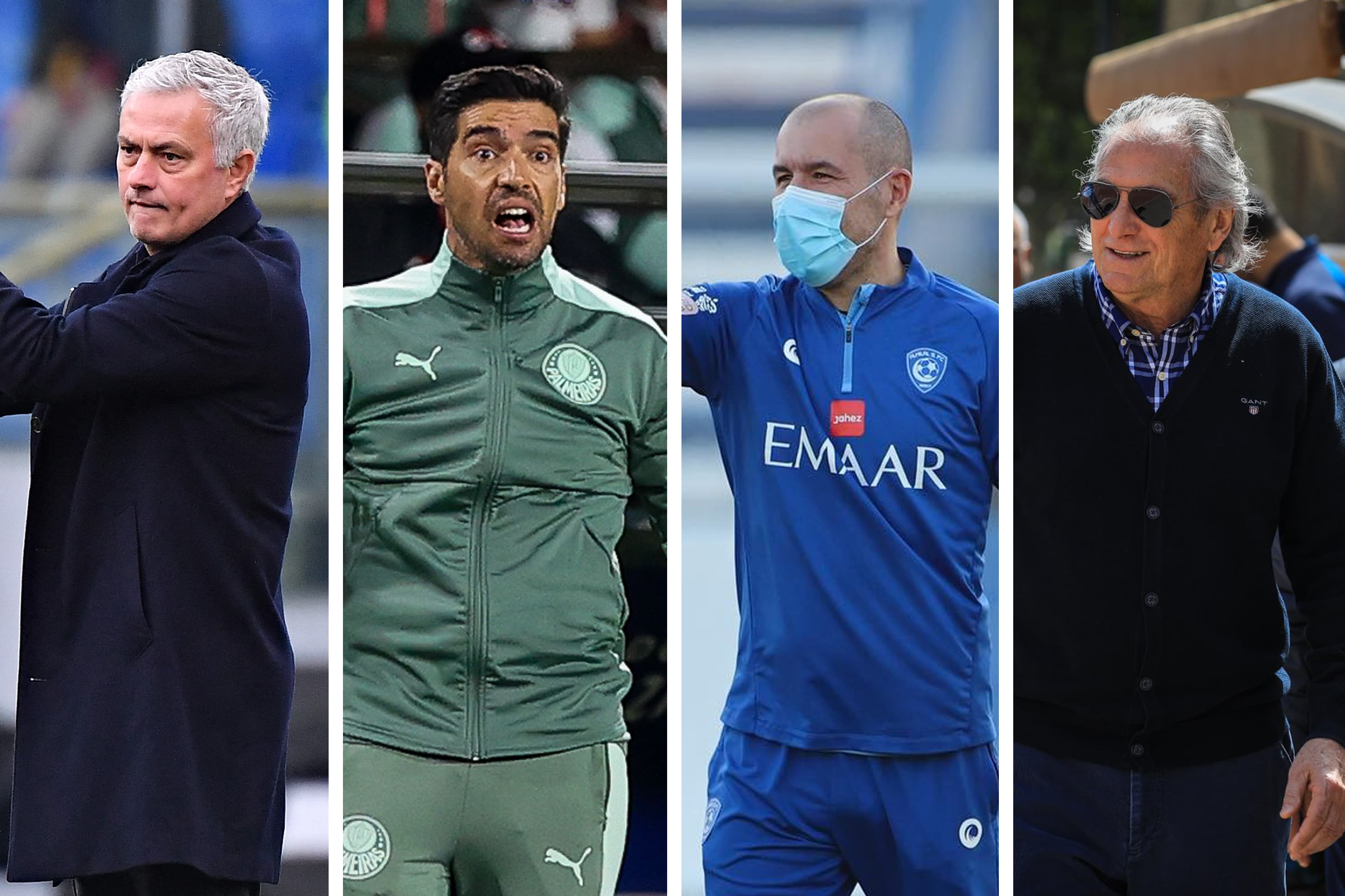 Mourinho, Abel, Jardim e Manuel José são respeitados nos quatro finalistas -