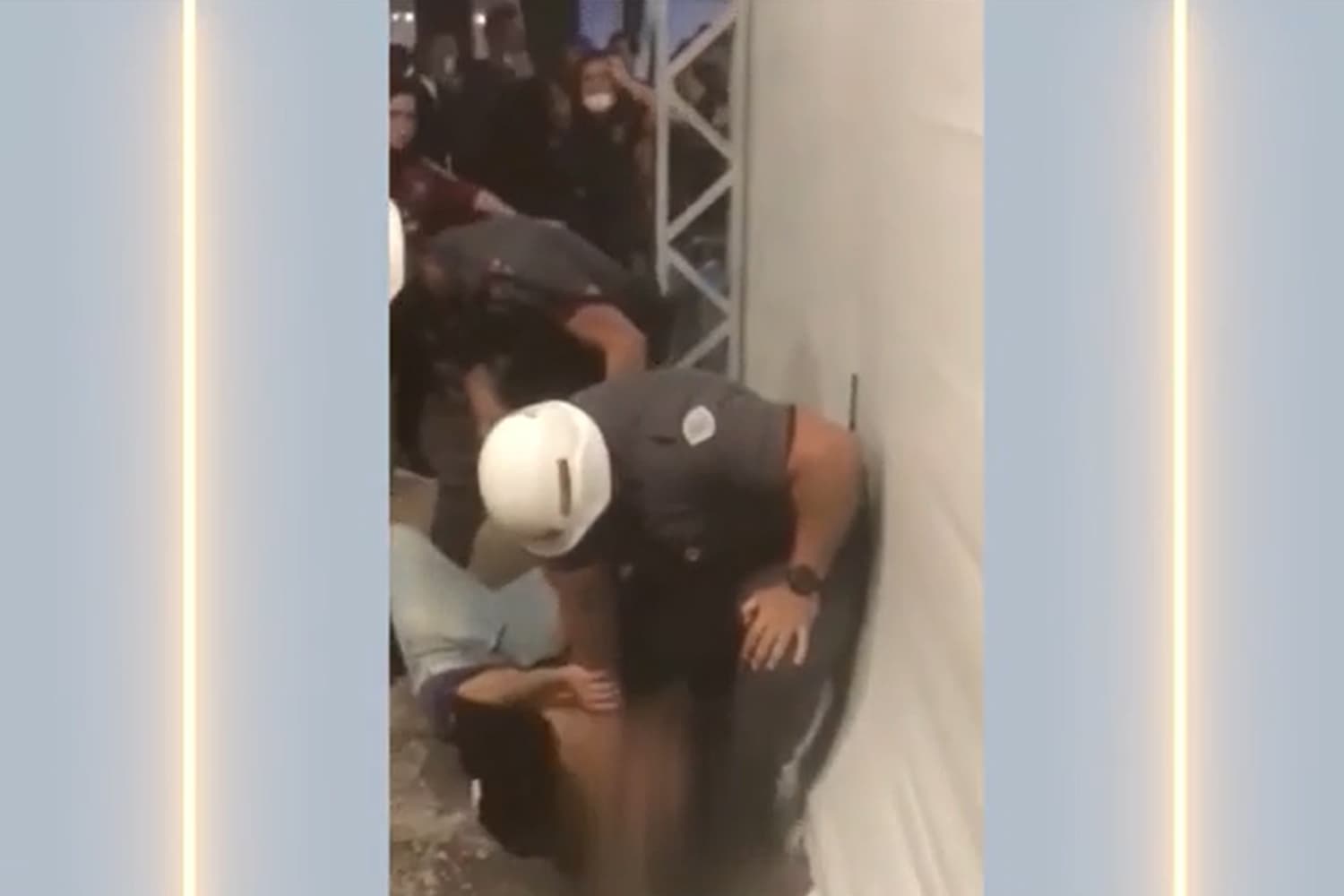 Torcedor desmaiou durante abordagem de policial -