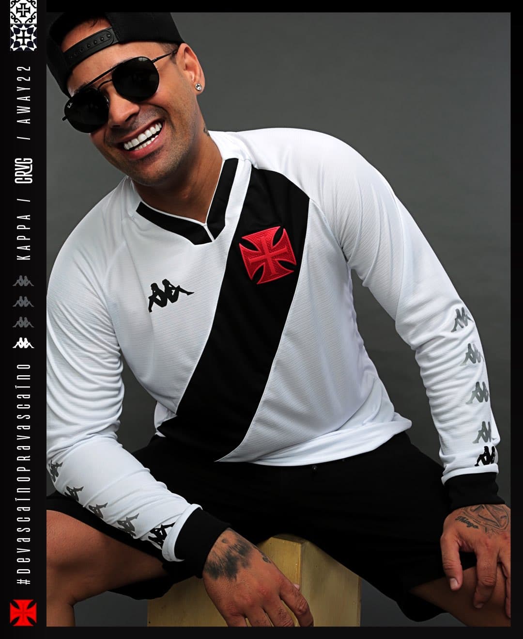Camisa terá opção de manga longa