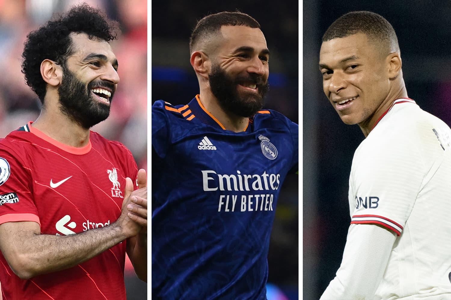 Salah, Benzema e Mbappé estão entre os principais postulantes ao prêmio -