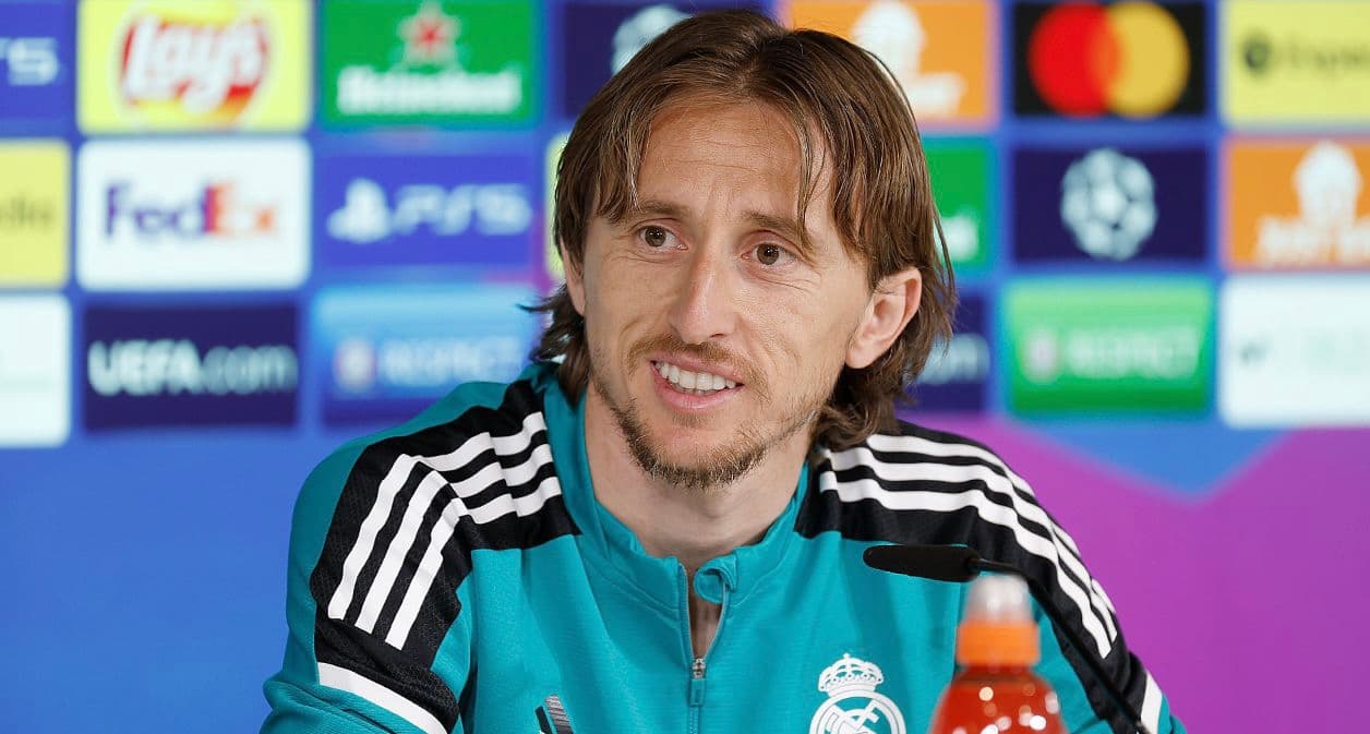 Modric ironizou suposto fator 'sorte' do Real Madrid na Champions -
