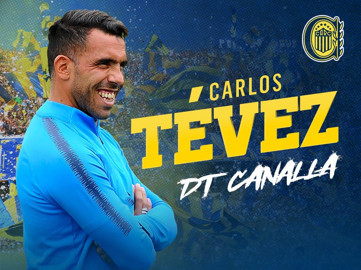 Carlos Tevez foi anunciado como novo treinador do Rosario Central, da Argentina -