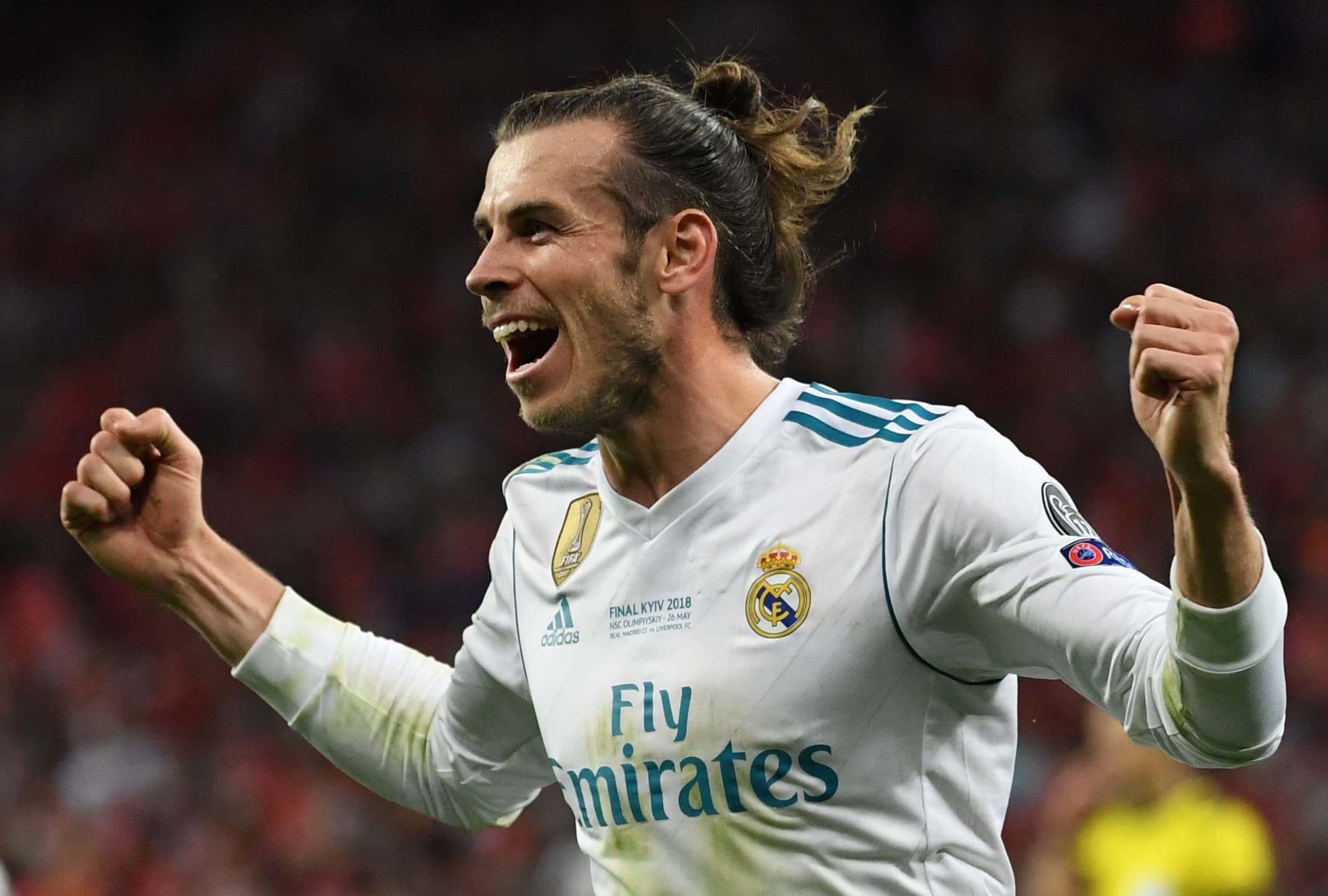 Gareth Bale foi destaque na final da Champions de 2018 em Kiev