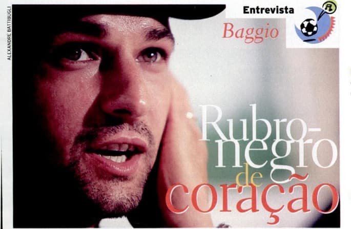 Roberto Baggio em entrevista em 1996