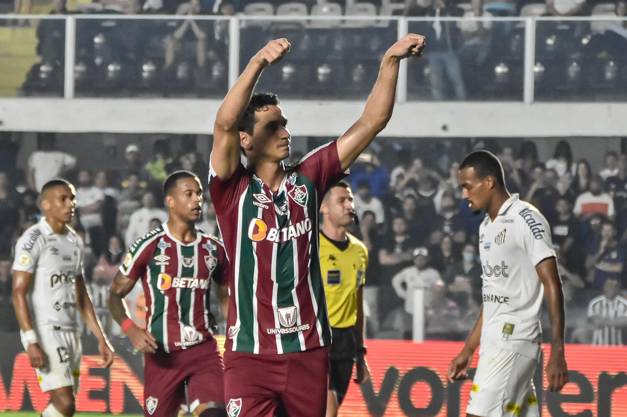 Ganso marcou contra o Santos e comemorou relembrando os anos de Vila Belmiro -