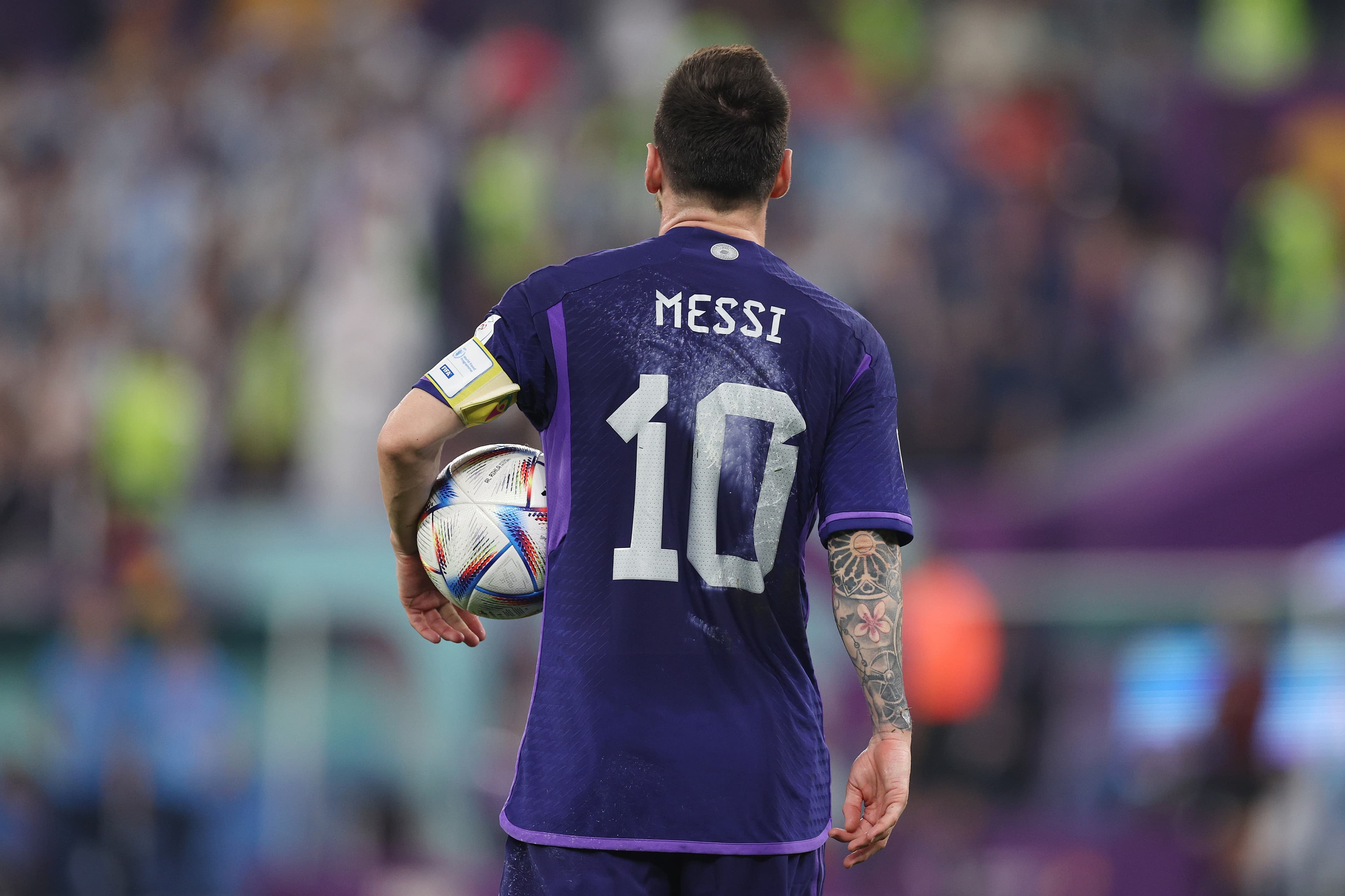 Messi: depois do pênalti perdido aos 36 minutos do primeiro tempo, a calma de quem sabe para onde ir -