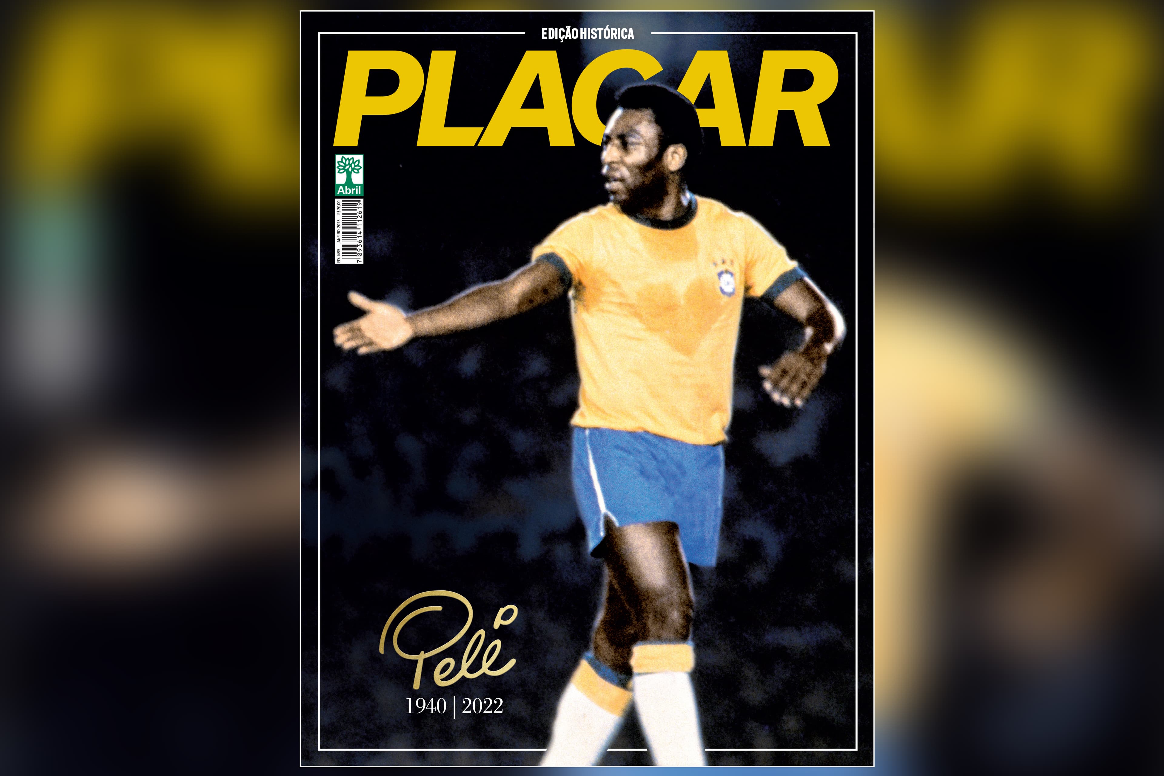 Edição especial da Revista Placar sobre Pelé -