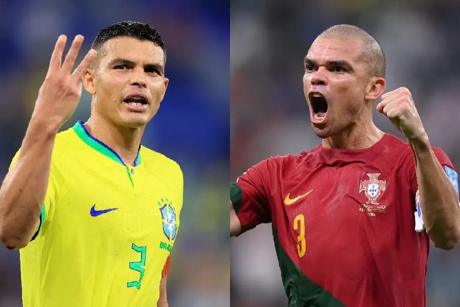 Thiago Silva e Pepe: fundamentais para Brasil e Portugal na Copa -