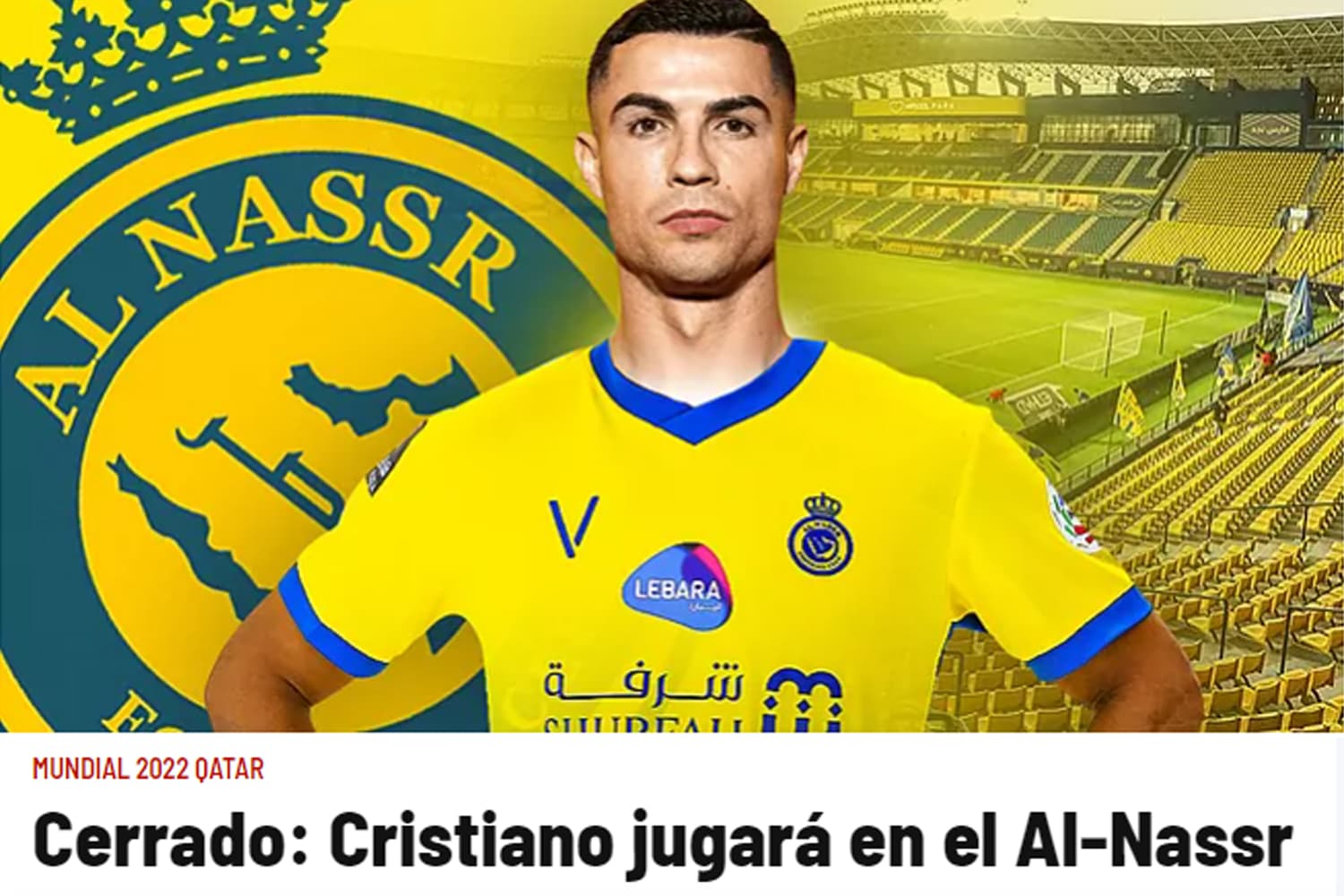 Marca assegura que o atacante português jogará no Al-Nassr -