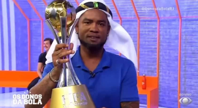 Carlos Alberto durante o programa 'Os Donos da Bola'