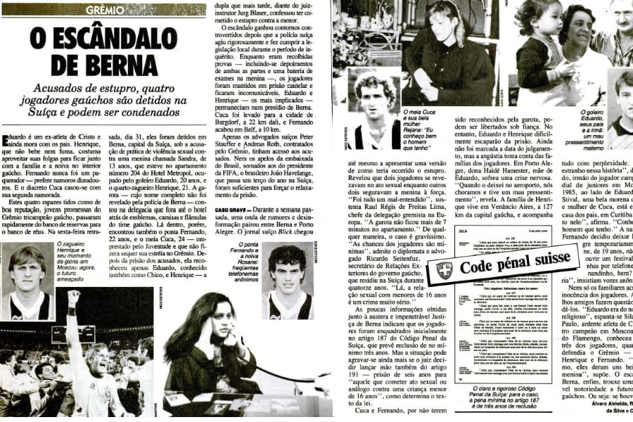 O 'Escândalo de Berna" nas páginas de PLACAR