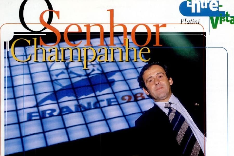 Michel Platini em entrevista à PLACAR em 1996