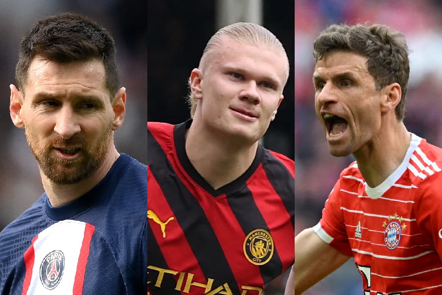 Messi, Haaland e Thomas Müller