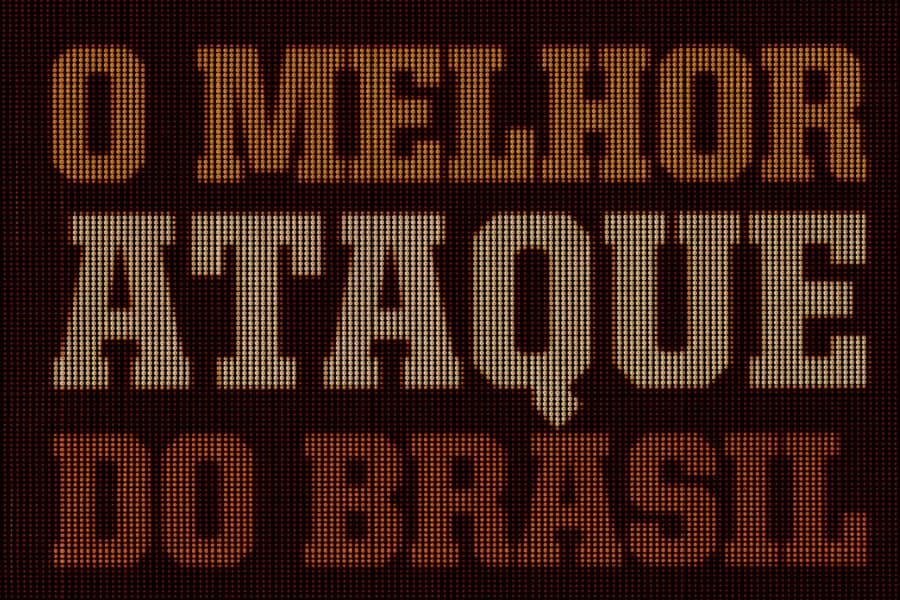 'O melhor ataque do Brasil', capa da edição de fevereiro de 2009