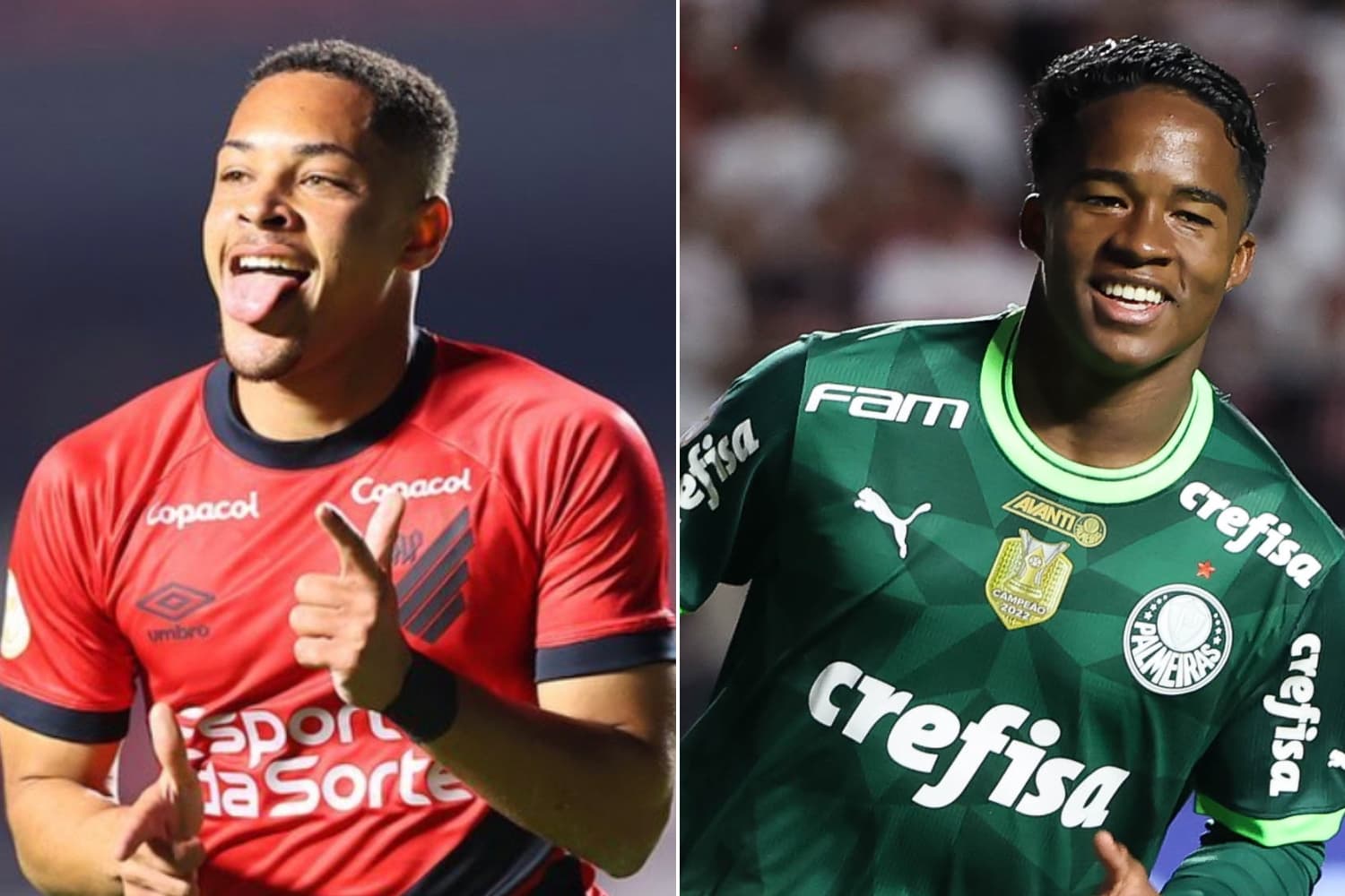 Mais velho, Vitor Roque tem mais gols que Endrick