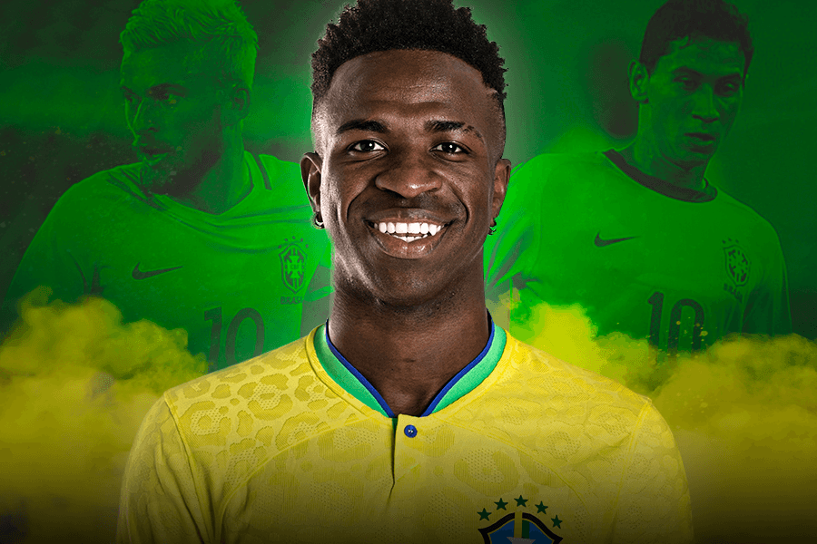 Vinicius Júnior: mais um a envergar a pesada 10 do Brasil