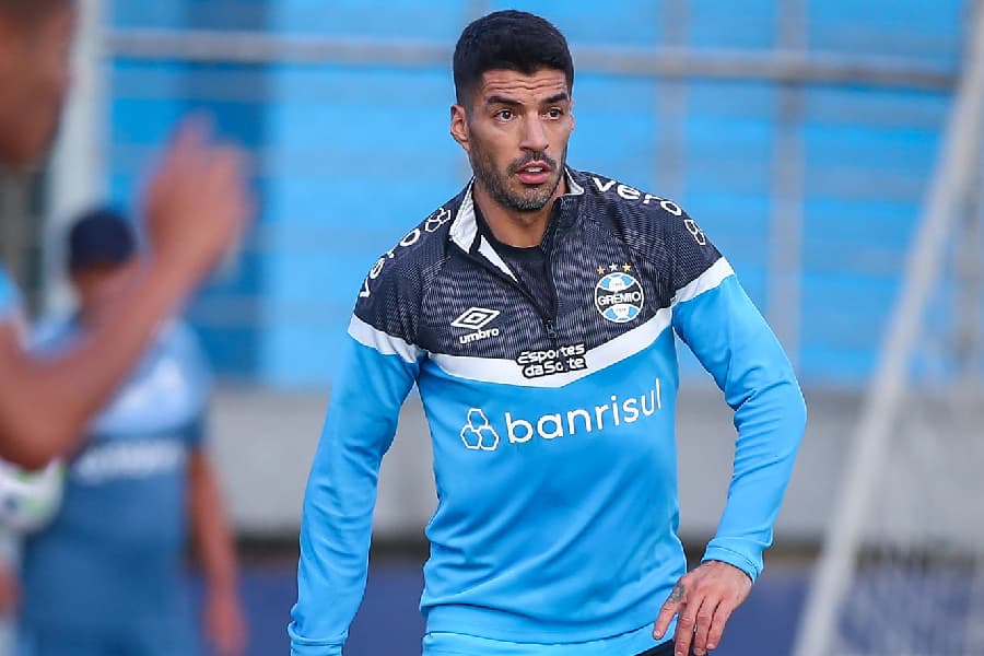 Suárez tem 16 gols em 31 jogos pelo Grêmio na temporada - Lucas Uebel/Grêmio