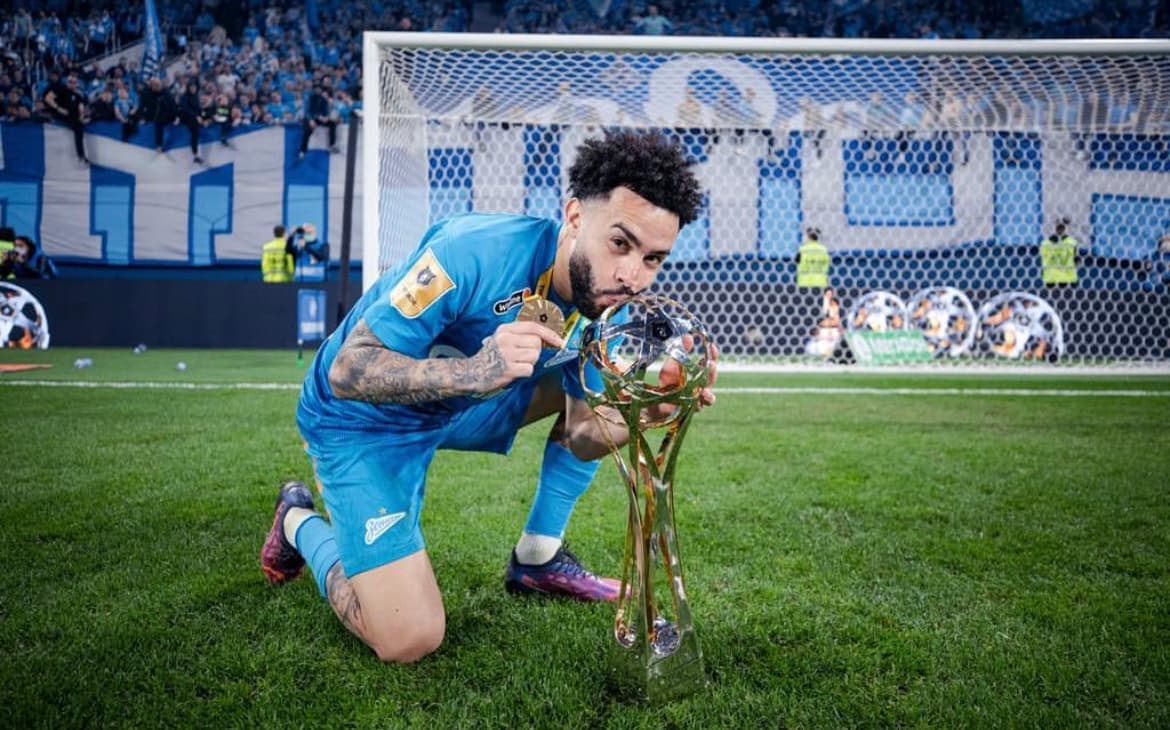Claudinho é importante no Zenit, da Rússia (Instagram/Divulgação)