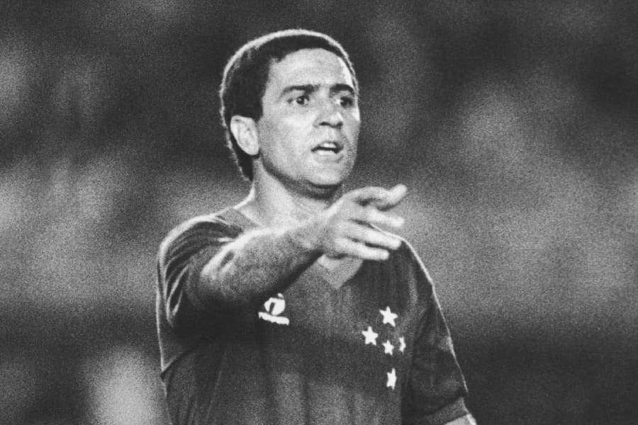 Palhinha com a camisa do Cruzeiro - Rodolpho Machado/Placar