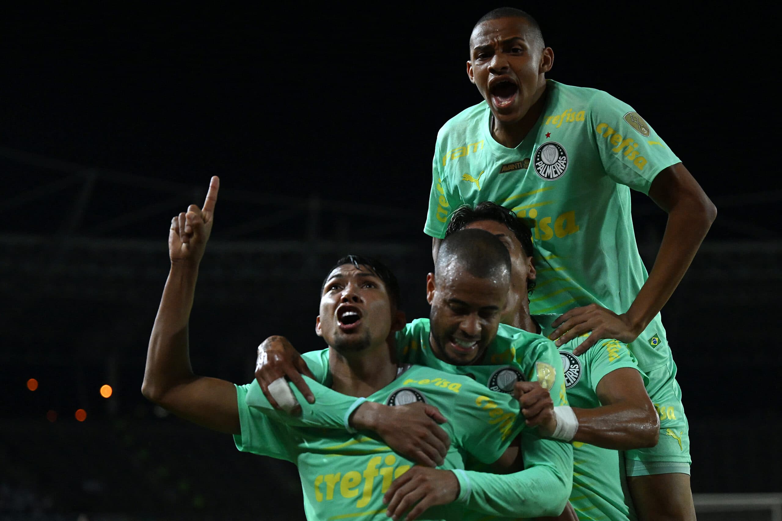 Rony foi o nome do jogo da goleada do Palmeiras sobre o Deportivo Pereira - Raul Arboleda/AFP