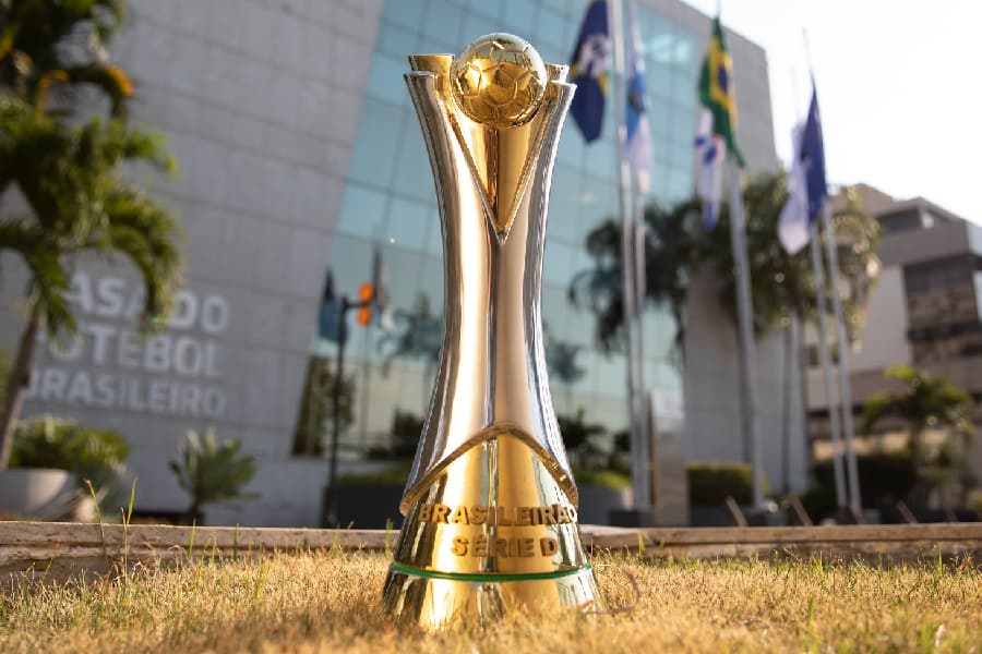 A taça da Série D do Brasileirão de 2023 - Lucas Figueiredo/CBF