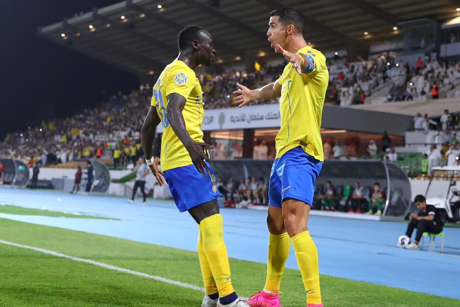 Cristiano Ronaldo e Sadio Mané, jogadores do Al Nassr - @cristianoronaldo/Twitter