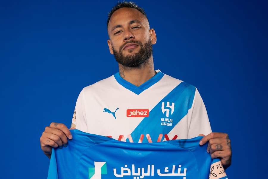 Neymar foi anunciado no Al-Hilal - Divulgação/Al-Hilal