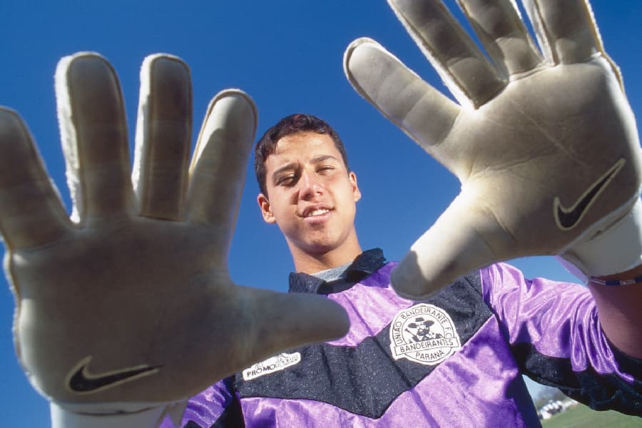 Em 1997: aos 16 anos, durante a Dallas Cup pelo União Bandeirante, do Paraná - Alexandre Battibugli/Placar