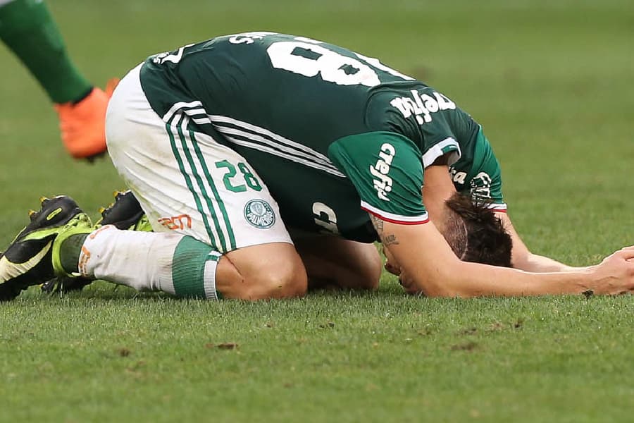 Palmeiras aposta em superstição do meião branco para partida contra o Boca - Cesar Greco/Palmeiras