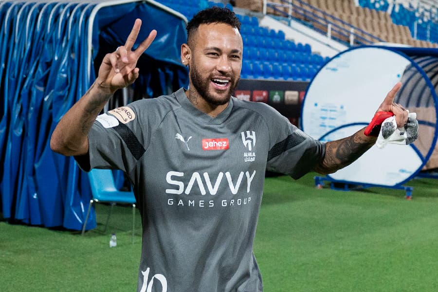 Neymar fará o primeiro jogo pela nova equipe - Al-Hilal/Divulgação