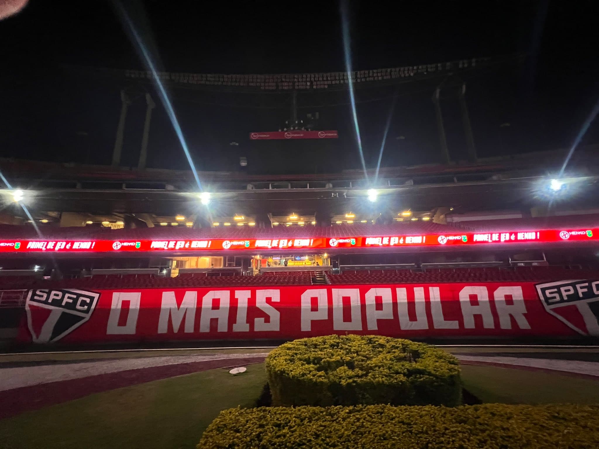 São Paulo tem faixa em que diz ser o clube mais popular - Divulgação / Torcida Independente