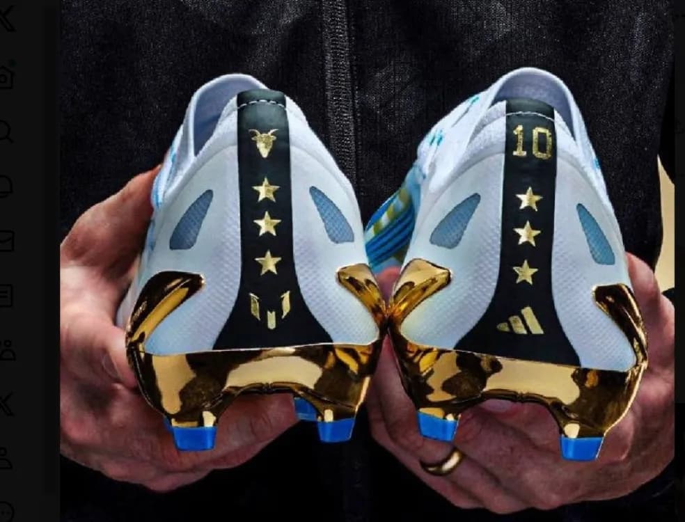 Nova chuteira de Messi - Adidas/Divulgação