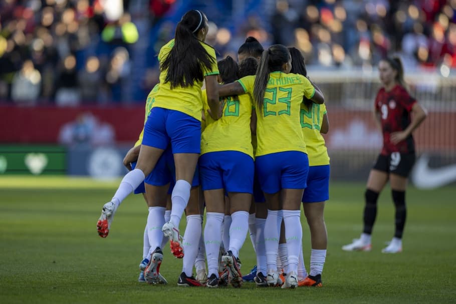 Brasil vence primeiro amistoso e perde segundo encontro contra o Canadá - Leandro Lopes/CBF