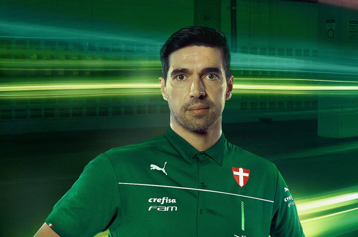 Abel Ferreira, treinador do Palmeiras, criou nova camisa - Palmeiras / Divulgação